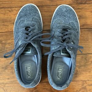 Keds Women's Charcoal Jersey Sneakers